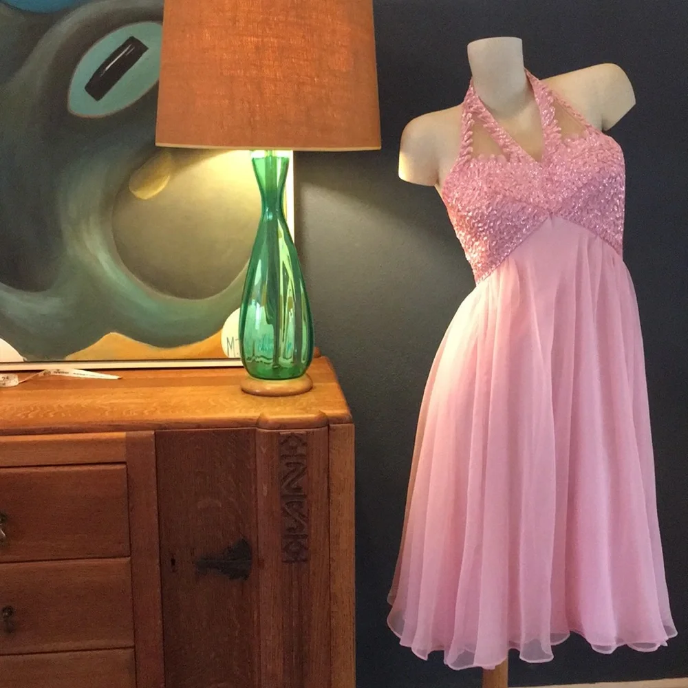Vintage 1960’s Mike Benet Formals Pink Par… - Picture 2 of 7